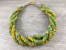 Load image into Gallery viewer, Handmade Recycled Sankas Glass Beads From Ghana Africa
