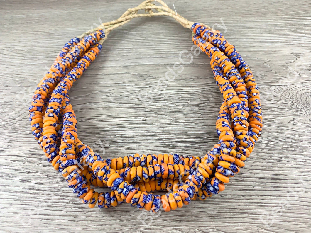 Handmade Recycled Sankas Glass Beads From Ghana Africa