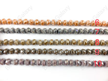 Load image into Gallery viewer, Faceted Shiny 8mm Dyed Glass Heishi/ Wheel/ Rondelle Crystal Beads (16 Colors Available!!!)
