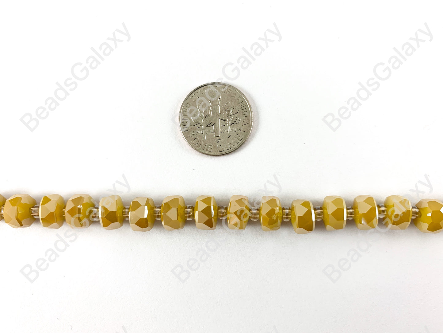 Faceted Shiny 8mm Dyed Glass Heishi/ Wheel/ Rondelle Crystal Beads (16 Colors Available!!!)