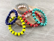 Load image into Gallery viewer, Colorful Glass Stretchy Bracelet Multiple Color Available
