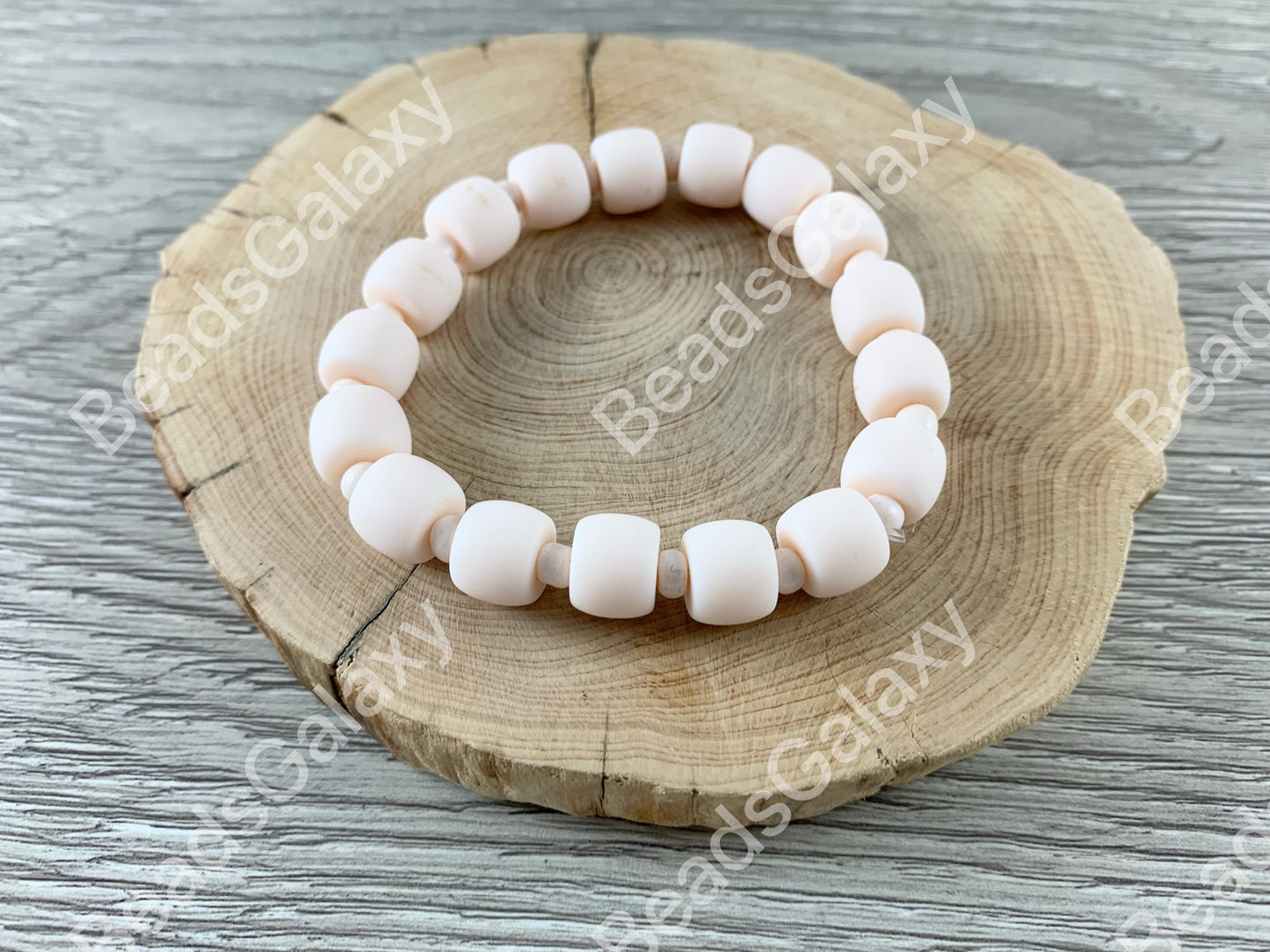 Colorful Glass Stretchy Bracelet Multiple Color Available