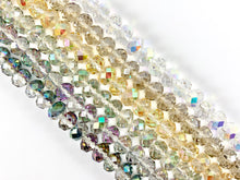 Load image into Gallery viewer, 8x10mm High Quality Crystal Rondelle Faceted Shiny Rondel Crystal Beads Strand Available in 6 Colors
