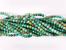 Load image into Gallery viewer, Guaranteed 100% Genuine Natural Turquoise 3mm Round Beads Natural Mineral Authentic Gemstone Beads Around 15-16&quot; *See Description for detail
