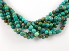 Load image into Gallery viewer, Guaranteed 100% Genuine Natural Turquoise 5mm Round Beads Natural Mineral Authentic Gemstone Beads Around 15-16&quot; *See Description for detail
