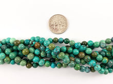 Load image into Gallery viewer, Guaranteed 100% Genuine Natural Turquoise 5mm Round Beads Natural Mineral Authentic Gemstone Beads Around 15-16&quot; *See Description for detail
