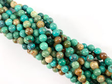 Load image into Gallery viewer, Guaranteed 100% Genuine Natural Turquoise 6mm Round Beads Natural Mineral Authentic Gemstone Beads Around 15-16&quot; *See Description for detail
