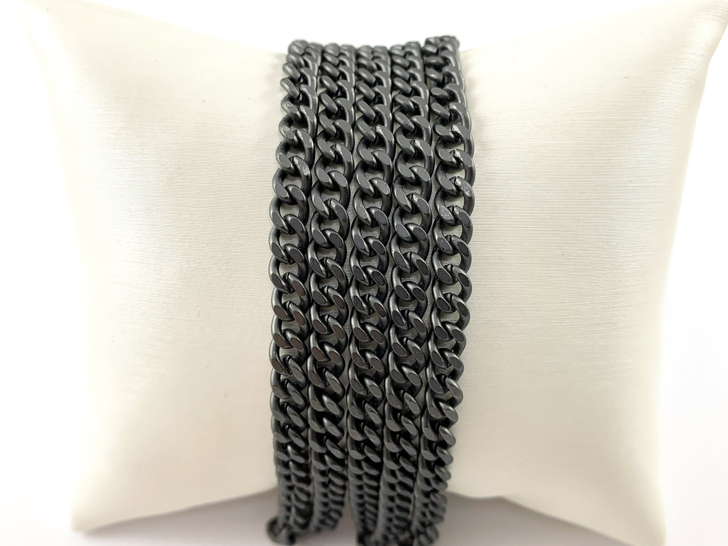 Real Gold /Platinum /Matte Gold /Matte Gunmetal Plated Link Curb/Cuban Chain for Men and Women Necklace/Bracelet Making