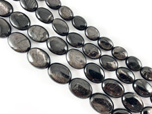 Load image into Gallery viewer, Natural Hypersthene Black Color Natural Stone in Oval Shape Around 15&quot;
