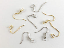 Load image into Gallery viewer, Real Gold 18K Plated Brass Earring Hook 95-100PCS
