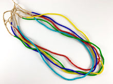 Load image into Gallery viewer, Ghana White Heart Glass Beads From Africa - 1 strand
