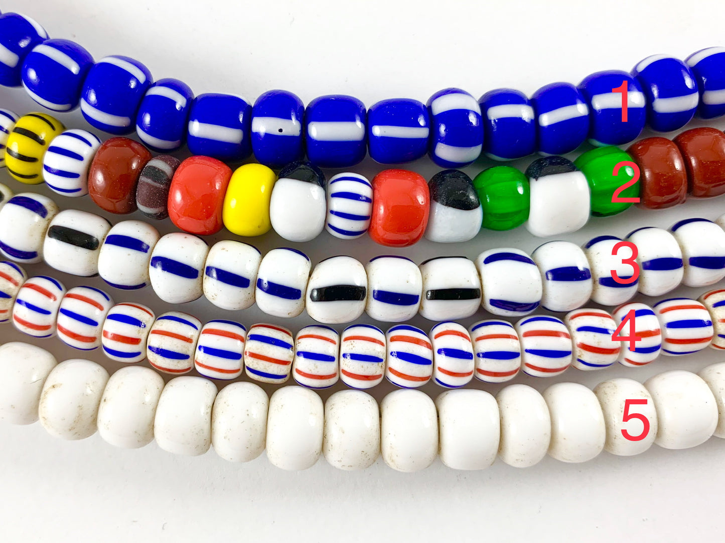 Cuentas Ghana Sankas de África - 1 hebra