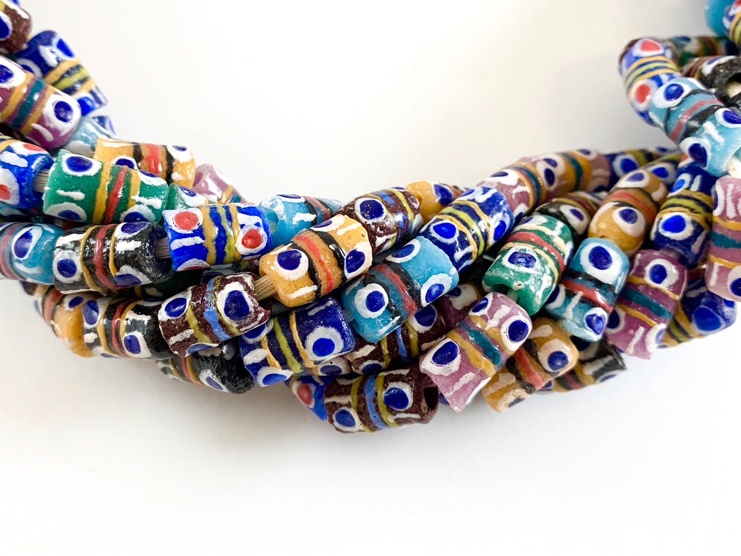 Handmade Sea Glass Krobo Beads From Ghana Africa