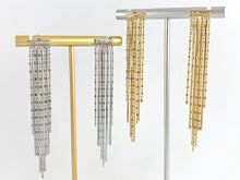 Load image into Gallery viewer, Cute Beaded Fringy Tassel Earrings in 18K gold or Silver plated copper 3 pairs
