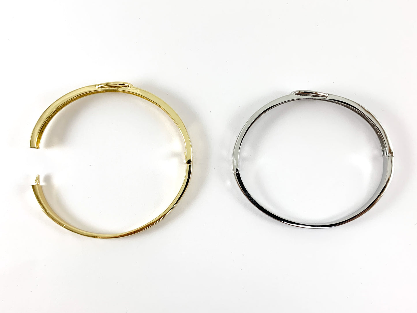 Real Gold/Platinum 18K Plated Copper CZ Pave Belt Buckle Bracelet Cuffs