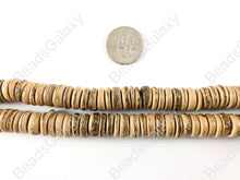 Load image into Gallery viewer, Natural Coconut Shell Rustic Heishi Spacer Beads Around 15-16&quot;
