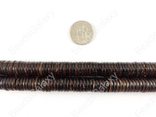 Load image into Gallery viewer, Natural Brown Coconut Shell Heishi Spacer Beads Around 12-13&quot;
