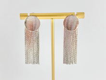 Load image into Gallery viewer, Cute Fringy Coin Circle Tassel Earrings in 18K gold or Silver plated copper 3 pairs
