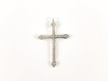 Load image into Gallery viewer, Real Gold/Platinum 18K Plated Micro CZ Pave Cross Pendant Over Copper 6pcs
