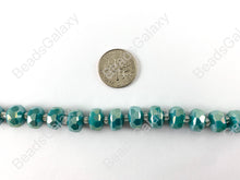 Load image into Gallery viewer, Crystal Faceted Shiny 10mm Dyed Glass Heishi/ Wheel/ Rondelle Crystal Beads (12 Colors Available!!!)
