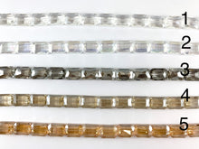 Load image into Gallery viewer, Faceted Shiny 13x18mm Dyed Glass Rectangle Crystal Strands
