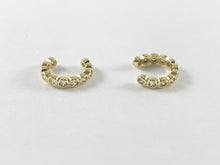 Load image into Gallery viewer, 18K Gold Plated Copper CZ Pave Circle Infinity Dainty Ear Cuffs (No Piercing!!) 6pcs
