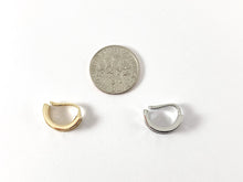 Cargar imagen en el visor de la galería, Ear Cuffs pavimentados con circonita cúbica de cobre chapado en oro real/plata de 18 quilates (¡¡sin perforación!!) 6 piezas
