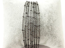 Load image into Gallery viewer, Dainty Nugget Satellite Chain in Gunmetal, Silver, Bronze, Gold
