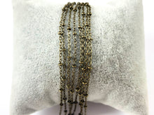 Load image into Gallery viewer, Dainty Nugget Satellite Chain in Gunmetal, Silver, Bronze, Gold
