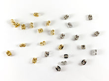 Load image into Gallery viewer, 18K Gold/Platinum Plated Earring Backs Backstops Stoppers 50pcs
