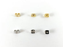 Load image into Gallery viewer, 18K Gold/Platinum Plated Earring Backs Backstops Stoppers 50pcs
