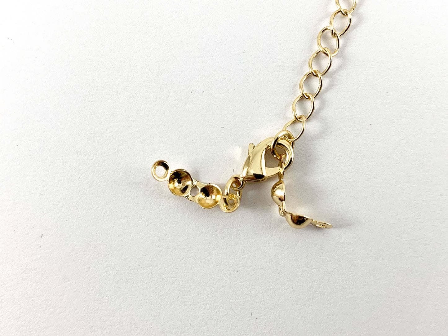 18K Gold/Silver Plated 2 inch Extender Chain with Lobster Clasp and Crimps Component for Jewelry 10pcs