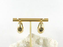 Load image into Gallery viewer, 18K Gold or Platinum Plated Chunky Earring Huggies Hoops 3 pairs
