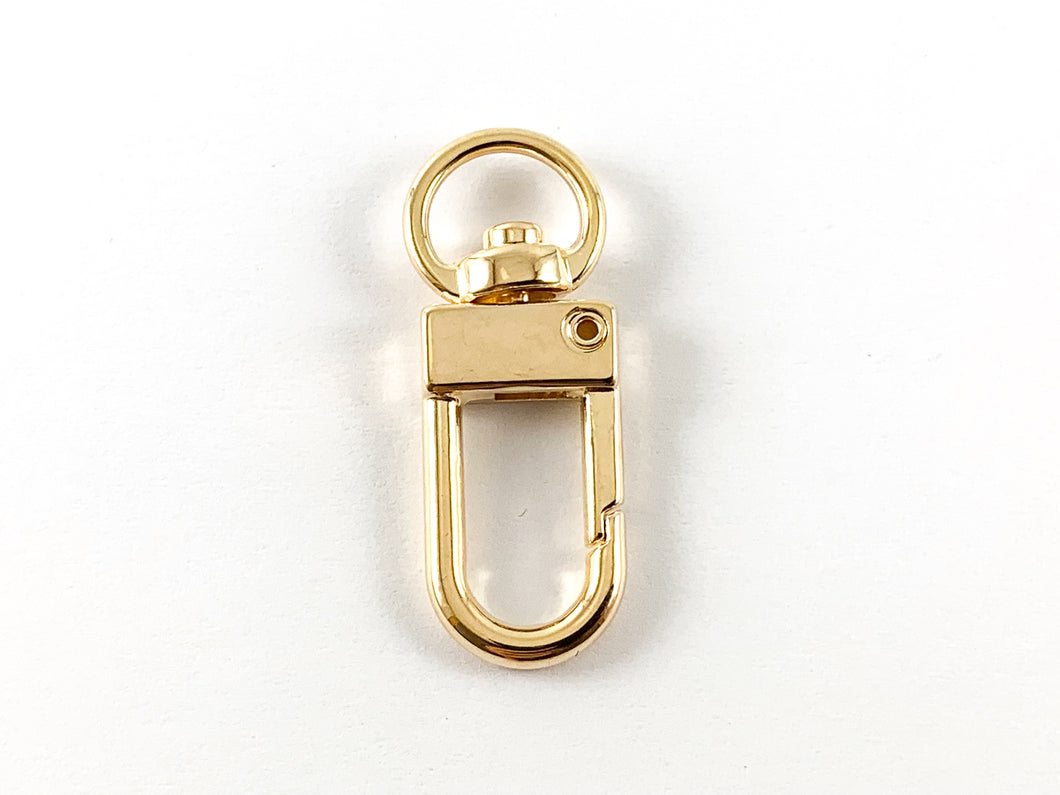 Gold Plated Trigger Swivel Clasps Lanyard Snap Hook