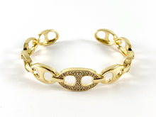 Load image into Gallery viewer, Real Gold/Platinum 18K Plated Copper CZ Pave Bracelet Cuffs/Bangles
