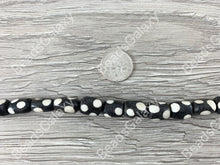 Load image into Gallery viewer, Brown Polka Dot Bone Beads From Africa
