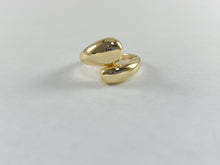 Cargar imagen en el visor de la galería, 18K Gold Plated Simple Bypass Ring 5pcs
