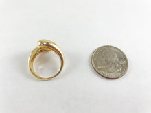 Load image into Gallery viewer, 18K Gold Plated Simple Bypass Ring 5pcs
