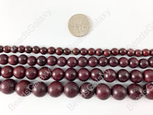 Load image into Gallery viewer, Sandalwood Round Smooth Natural Beads 15&quot;-16&quot;
