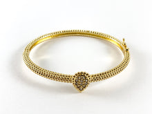 Load image into Gallery viewer, Real Gold/Platinum 18K Plated Copper Bracelet Teardrop Cuffs/Bangles
