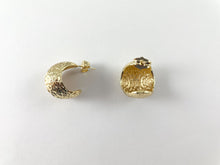 Load image into Gallery viewer, 18K Gold or Silver Plated Thick Elegant Earring Huggies over Copper 3 pairs
