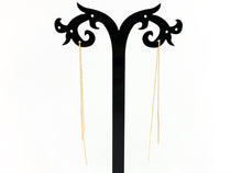 Load image into Gallery viewer, Real 18K Gold Plated Simple Threader Earring Over Copper 4 pairs
